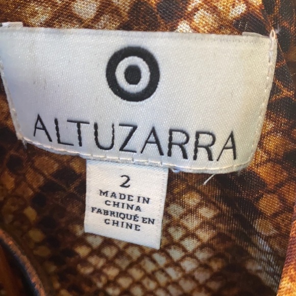 Altuzarra for Target bronze snake print dress - Picture 4 of 6